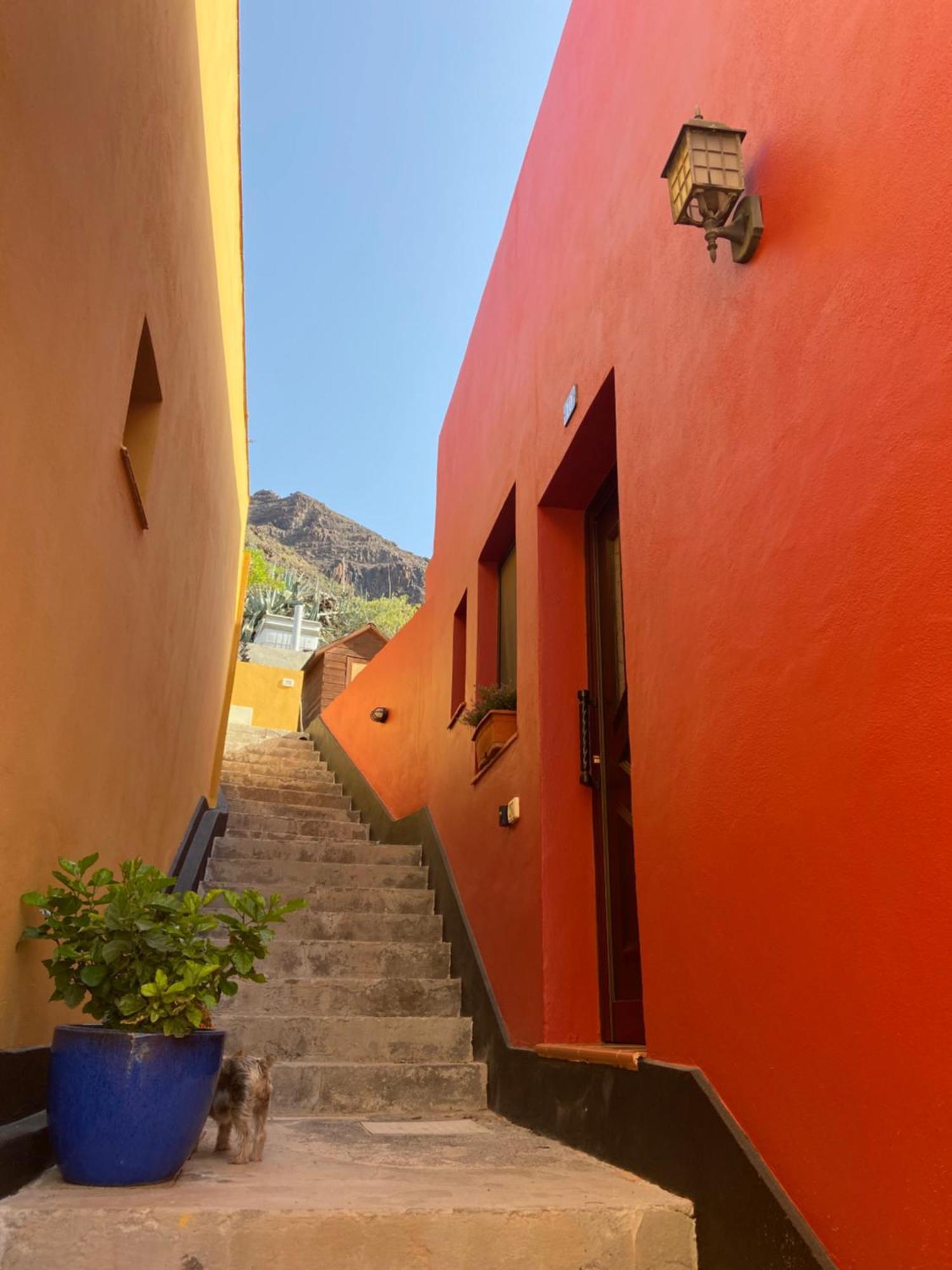 Villa Casa Roja La Calera Valle Gran Rey Esterno foto