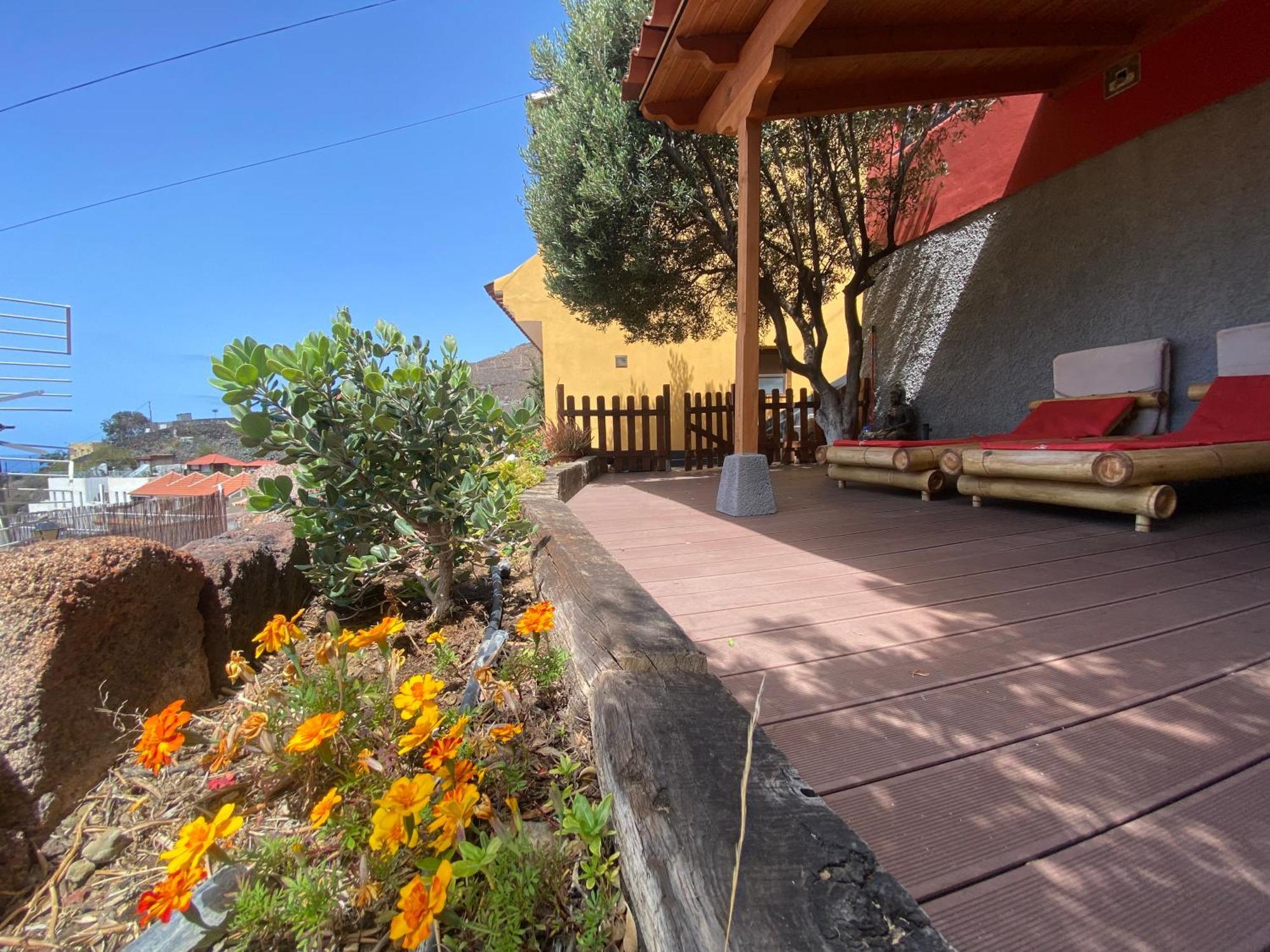 Villa Casa Roja La Calera Valle Gran Rey Esterno foto
